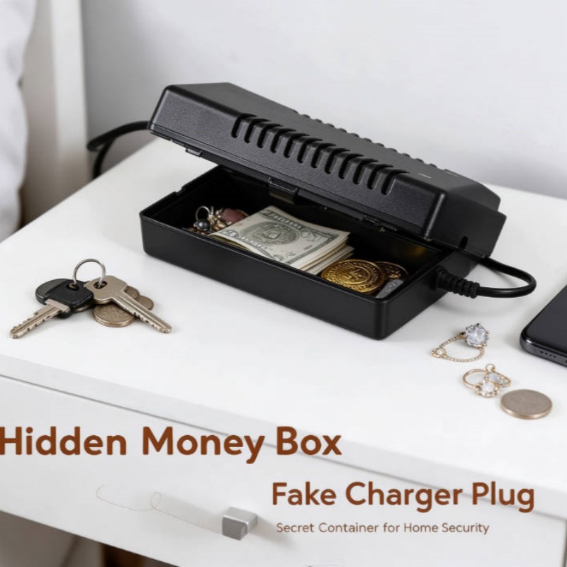 Home Security Box - Hidden Money Box Fake Charger Plug