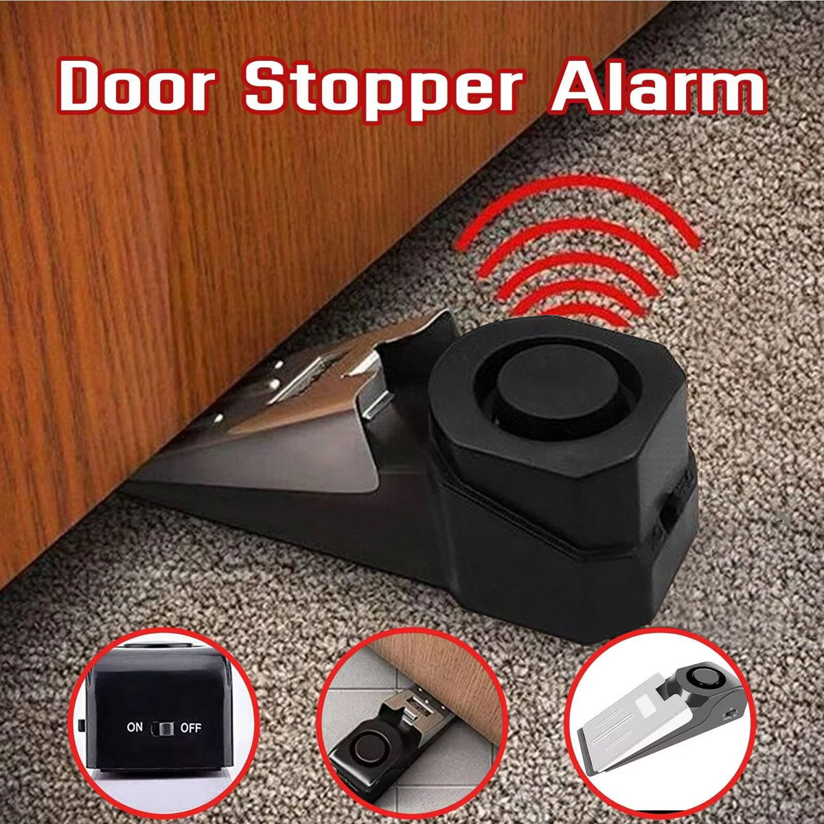 Sim Gsm Alarm - Wireless Door Stop Alarm System 120dB