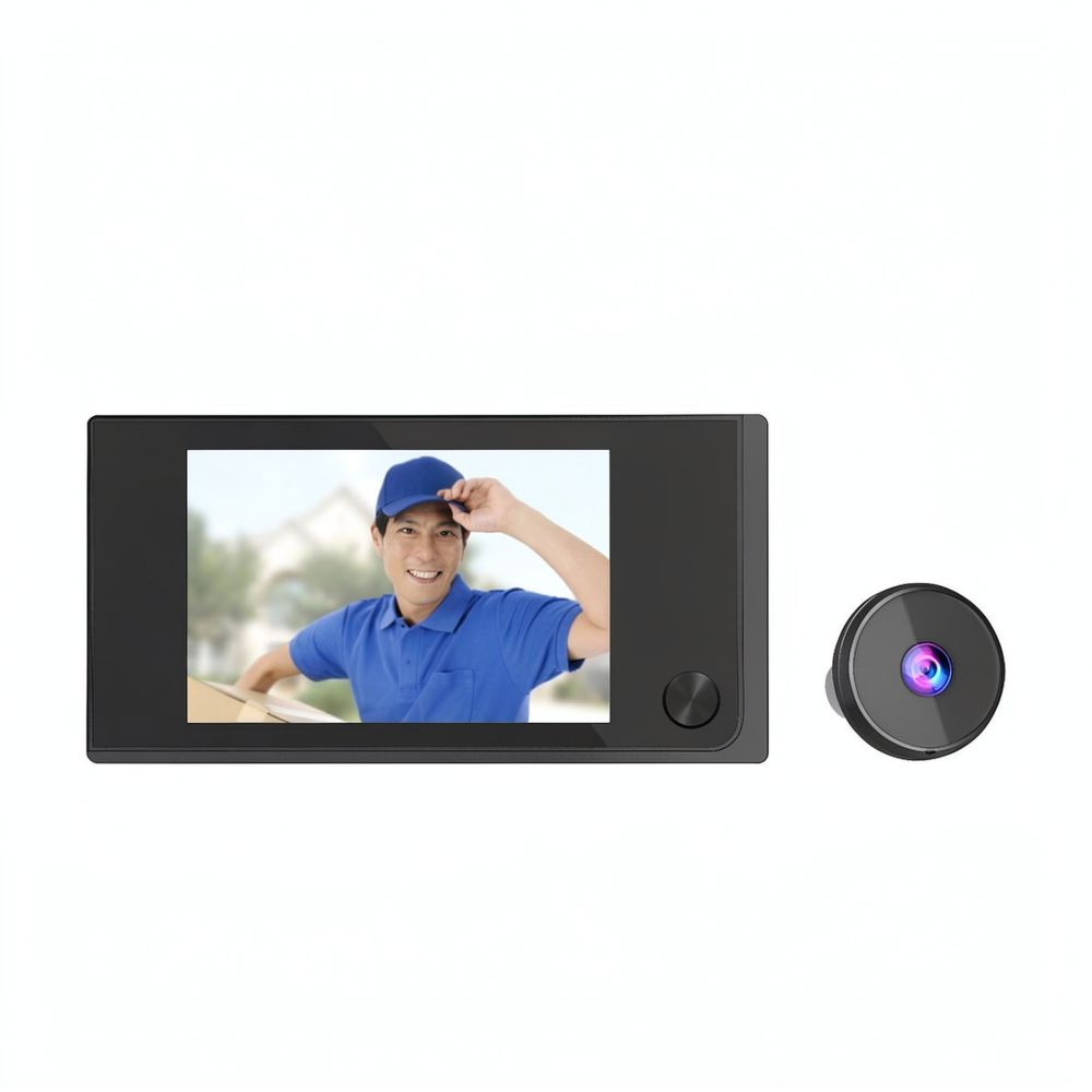 Home Security Front Door Camera - 3.5 Inch LCD Digital Door Viewer
