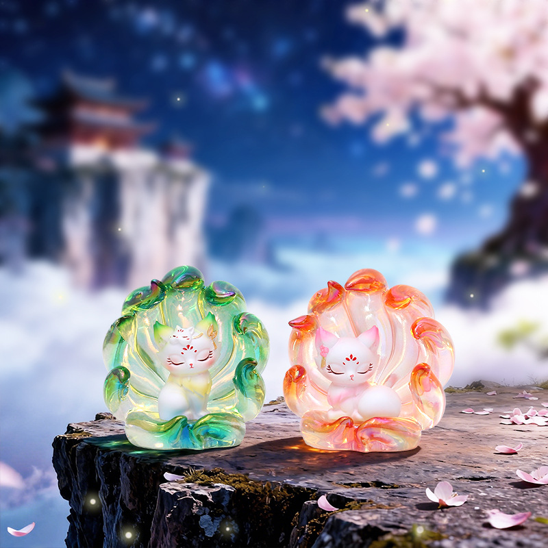 Nine Tails Fox Desktop Ornamen - Home Security Box 评论和价格