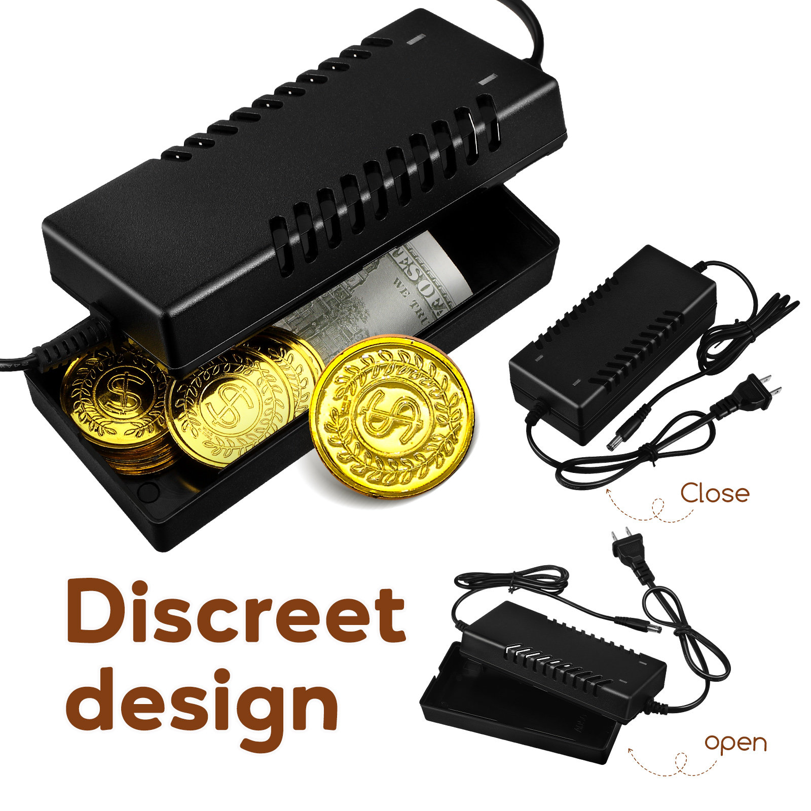 Hidden Money Box Fake Charger  - Home Security Box 评论和价格