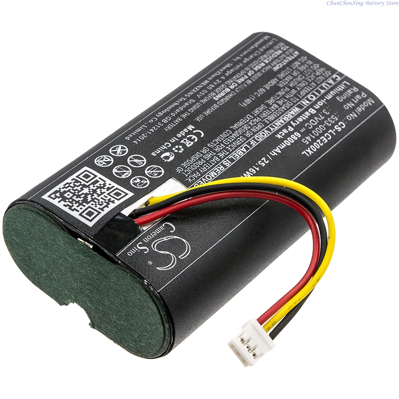 100% NEW 3.7V 5200/6800mAh Rep - Home Security Battery Replacement 评论和价格