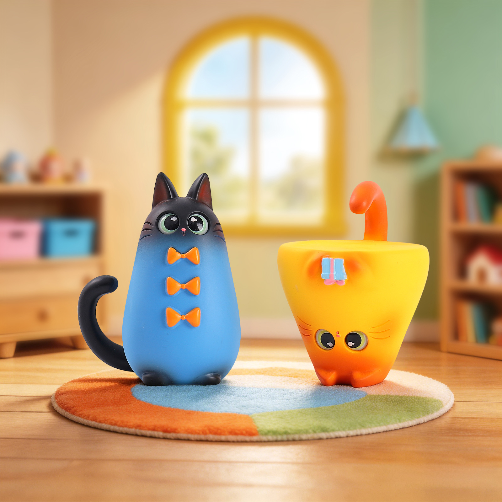 Blind Box Cat Figurine Resin C - Home Security Items 评论和价格