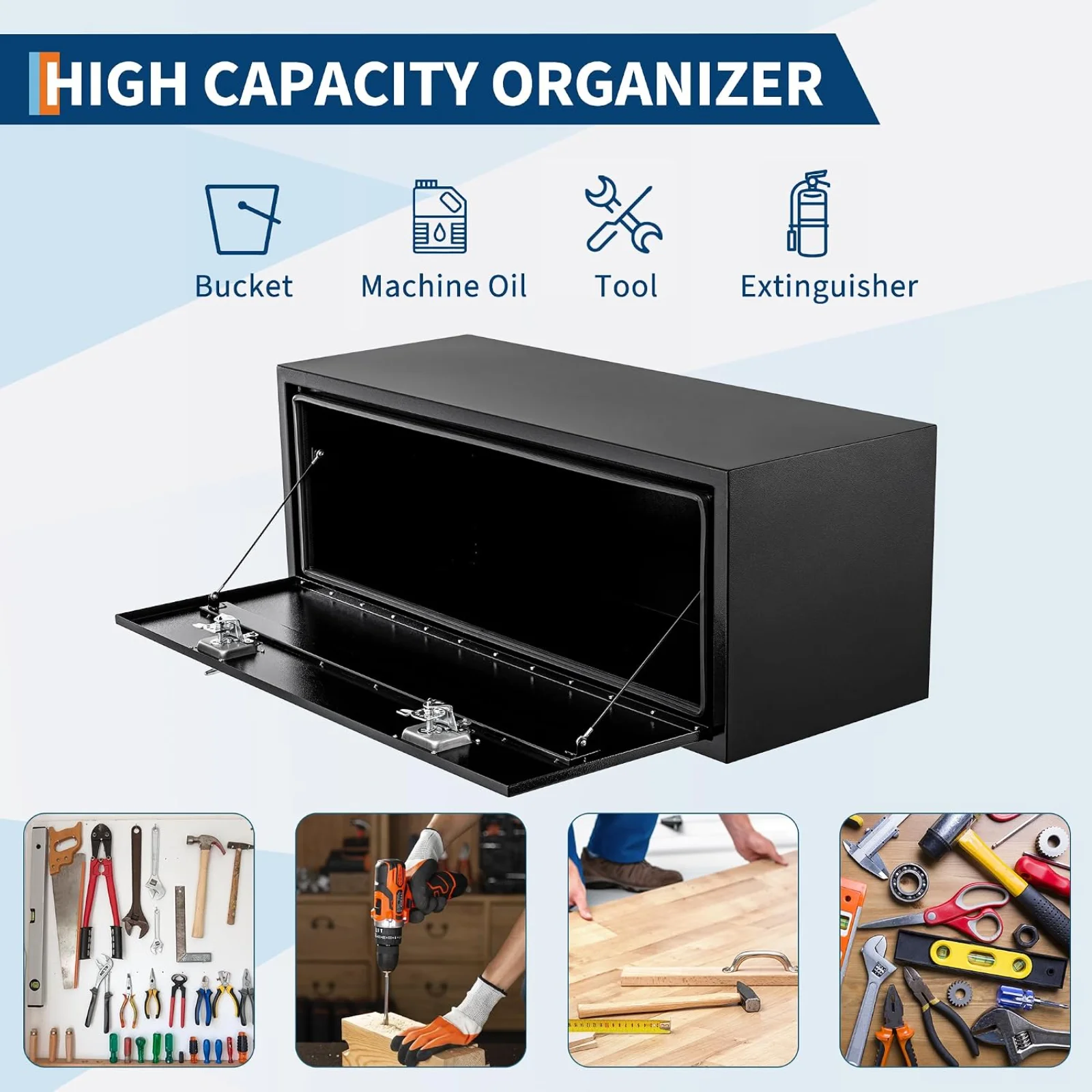 Heavy Duty Black Steel Truck B - Home Security Box 评论和价格