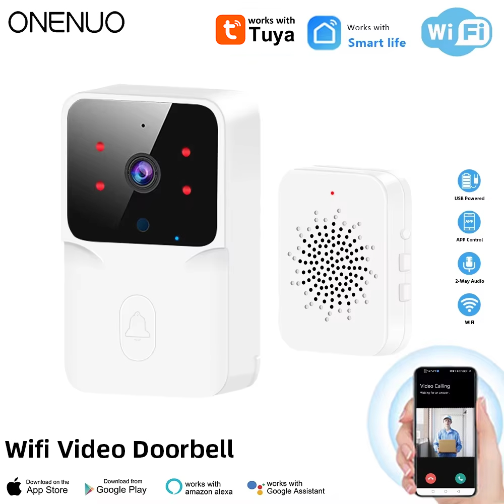Tuya WiFi Video Doorbell Wirel - Home Security Front Door Camera 评论和价格